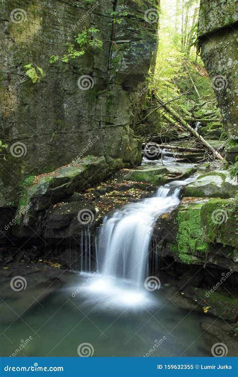 Waterfalls and Cascades of the River Satina in the Moravian Beskydy ...