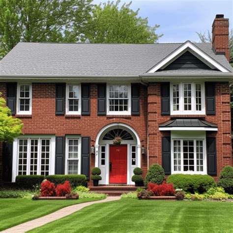 Choosing the Perfect Exterior Paint Color to Complement Your Red Brick ...