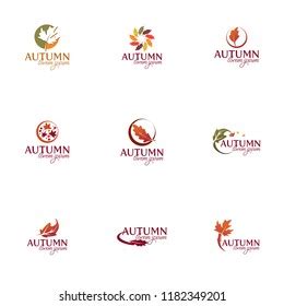 Autumn Logo Vector Illustration Stock Vector (Royalty Free) 1182349201 ...