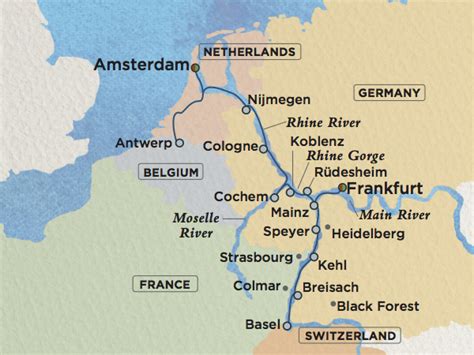 Deshonestidad níquel Coincidencia rhine river germany map Contribuir ...