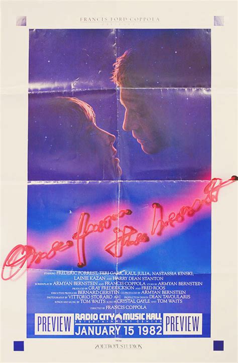 One from the Heart Original 1982 U.S. One Sheet Movie Poster ...