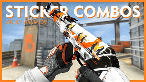 AK-47 Asiimov Sticker Combinations | CS:GO (2020) - YouTube