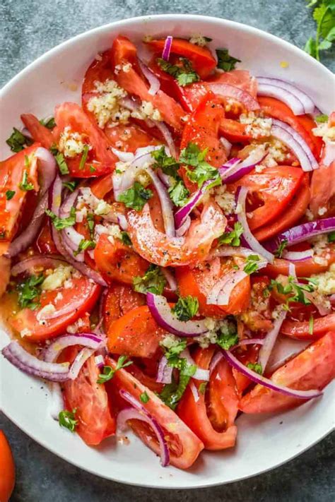 Fresh Tomato Salad Recipe - Valentina's Corner