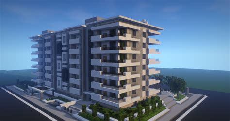 Modern Apartment Building #3 Minecraft Map