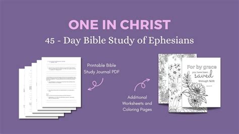 Bible Study of Ephesians - Free Printable Study Guide - Megan Allen ...