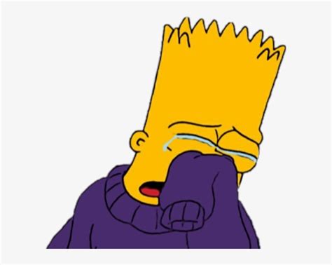 Bart Simpson Crying Drawing