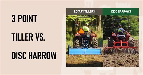 3 Point Tiller vs Disc Harrow: The Ultimate Soil Preparation Tool