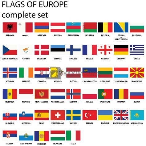 Flags of Europe by Lirch Vectors & Illustrations with Unlimited ...