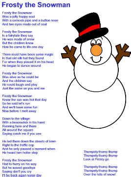 Frosty the Snowman Lyrics