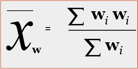 Weighted moving average formula and symbol