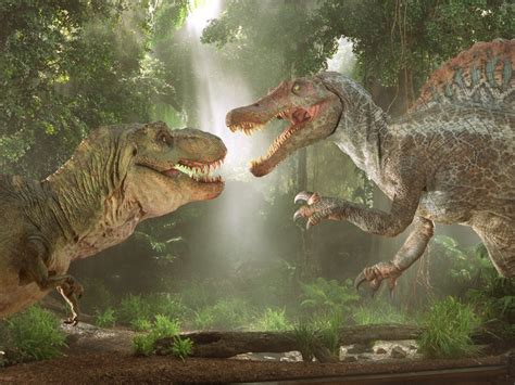 Image - Spinosaurus vs. T-Rex.jpg - Park Pedia - Jurassic Park ...