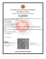 TIN Certificate.pdf - Government of the People's Republic of Bangladesh ...