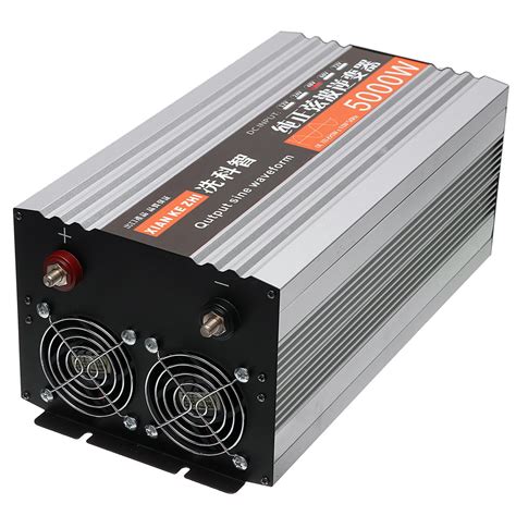 5000w 60hz onduleur pur à onde sinusoïdale double led convertisseur d ...