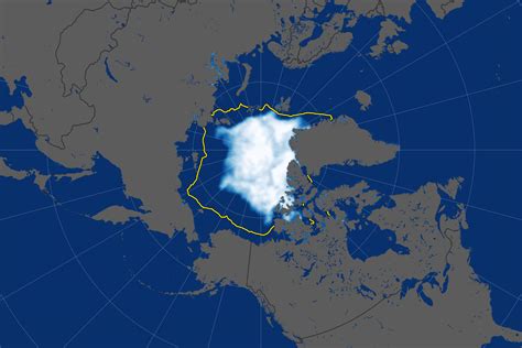 Arctic Ice Cap Map - Map Of Campus