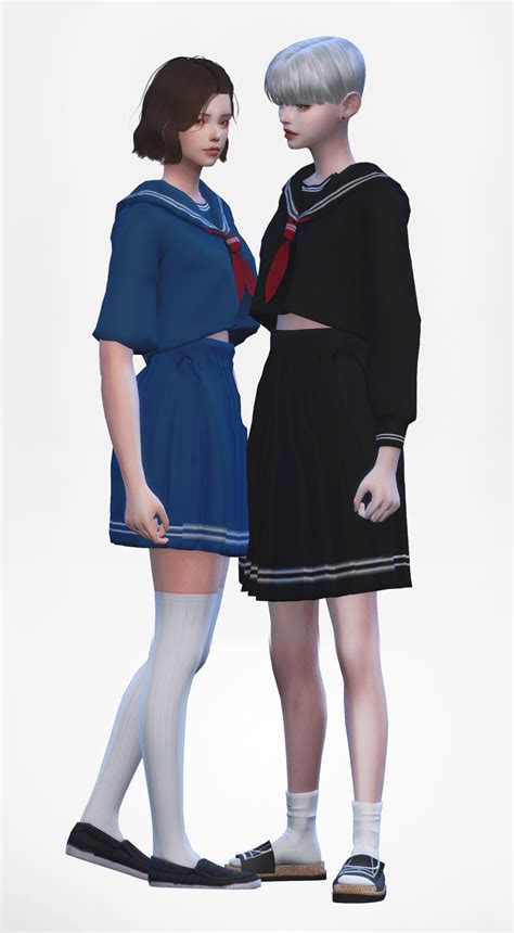 Sims 4 Sailor Outfit CC