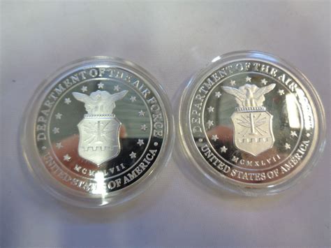 3 AIR FORCE COMMEMORATIVE COINS - Big Valley Auction