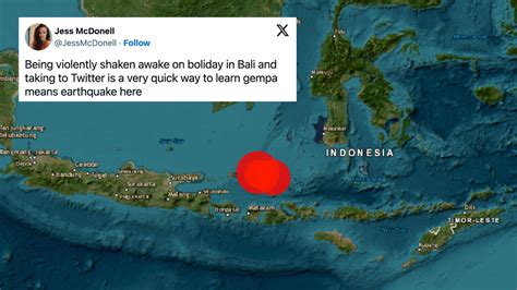 A 7.1 Magnitude Earthquake Hit Bali This Morning