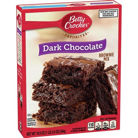 Betty Crocker Dark Chocolate Brownie Mix Family Size, 19.9 oz - Walmart ...