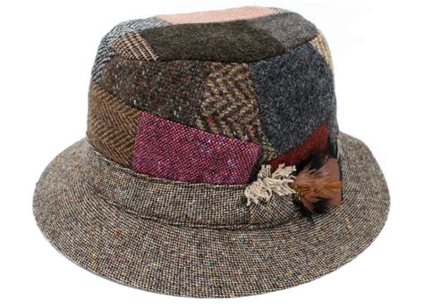 Hanna Hats Authentic Irish Patchwork Tweed Walking Hats — Real Irish