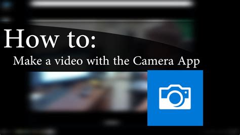 How to Use: Windows 10 Camera App - YouTube