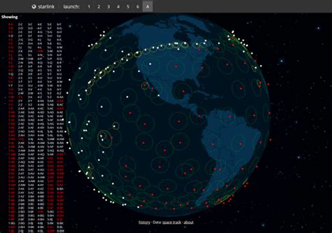 Starlink Satellite Signal Map