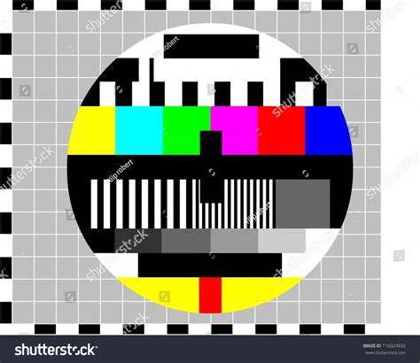 Screen In Case Of No Signal., Background Stock Vector Illustration ...