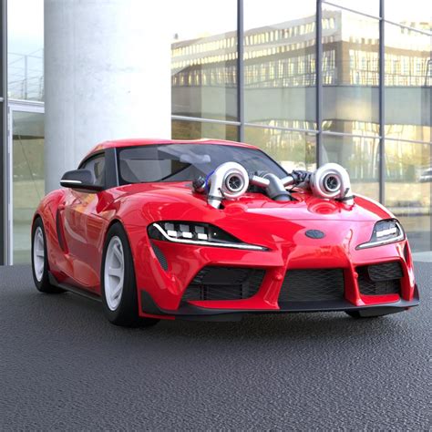 Twin-Turbo 2020 Toyota Supra Rendered, Hardware Penetrates the Hood ...