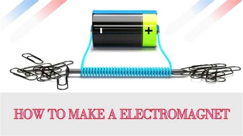 how to make electromagnet at home? science experiment/Project. - YouTube