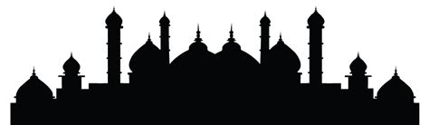 Mosque Clipart Silhouette Mosque Silhouette Transparent Free For ...