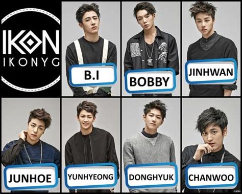 iKon member names / from tumblr Yg Entertainment, K Pop, Bobby, Ikon ...