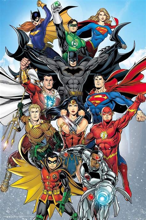 POSTER STOP ONLINE Justice League of America - JLA - DC Comics Poster ...