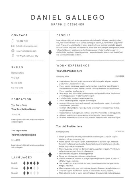 8 Best Canva Resume Templates - Career Reload