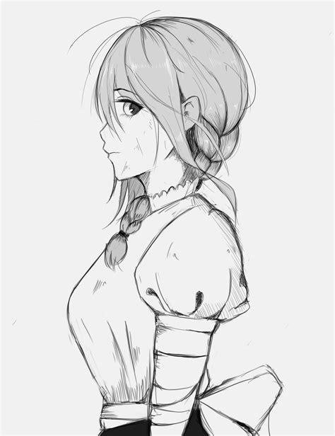 ArtStation - Anime Sketches, Cinnary Red