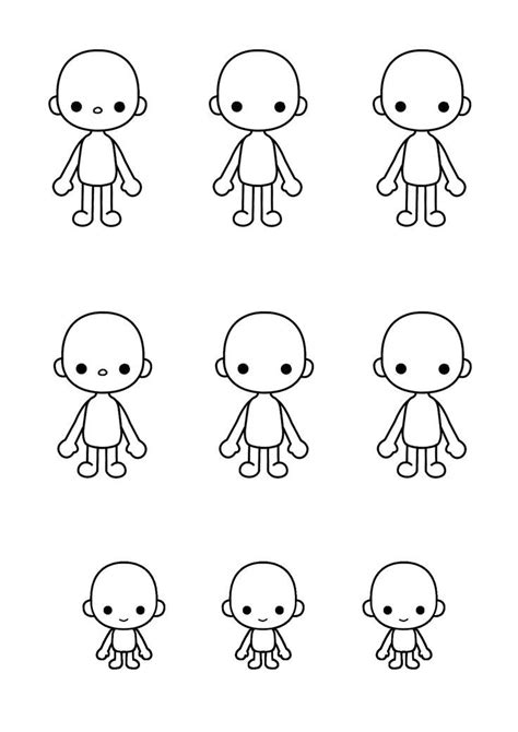 Toca boca paper dolls body printables diy | Paper dolls diy, Free ...