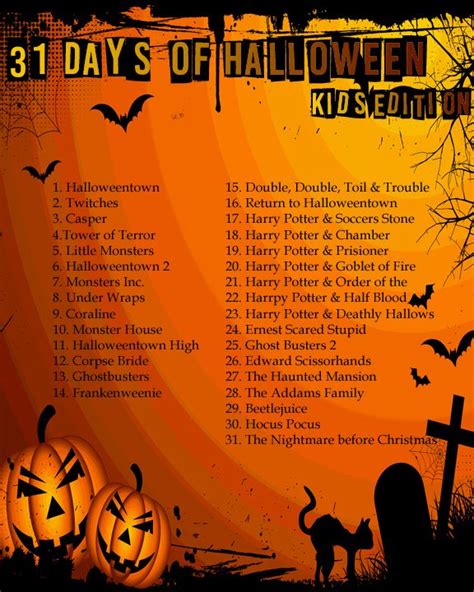 31 Days of Halloween Movies - Kids Edition ️ | Halloween movies kids ...