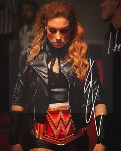 Becky Lynch Signed Autographed Photo Champion 2 A0676 - Etsy