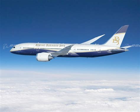 Boeing Images - Boeing BBJ 787-8 above Clouds