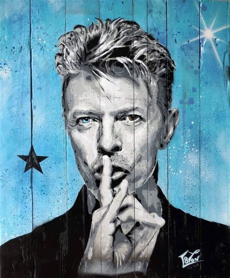 David Bowie art Watercolor Portrait Painting, Watercolor Images, David ...