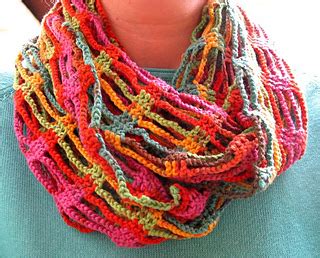 Ravelry: Chain Scarf with Crochet Fringe pattern by Elaine Phillips