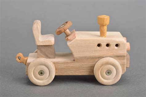 BUY Handmade eco friendly large light wooden toy car for children over ...