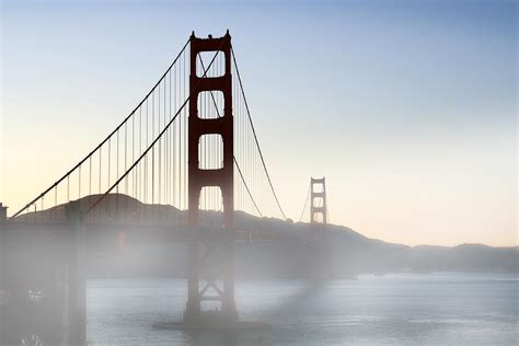 Golden Gate Bridge in fog Photograph by Joe Myeress - Fine Art America