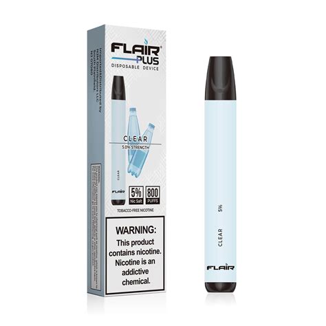 Flair Plus Disposable Devices (Clear - 800 Puffs) - VapeShire