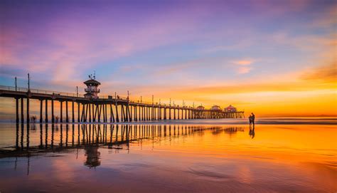 Free photo: Huntington beach pier - Concrete, Line, Pier - Free ...