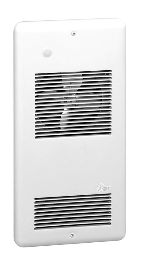 WALL FAN HEATER + THERMOSTAT 750W 347V WHITE