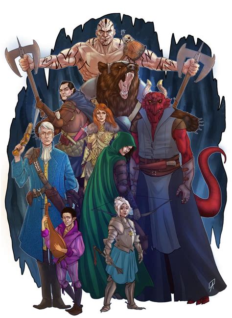 Bring Your Pens to Battle: Critical Role Fan Art Gallery | Geek and ...