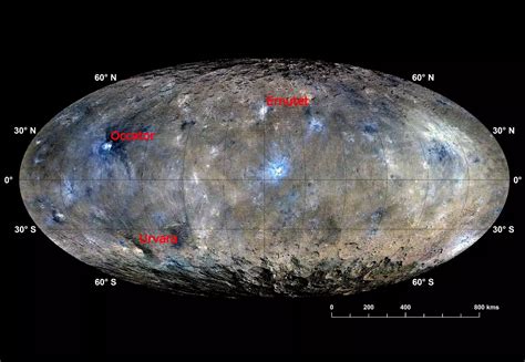 Salt Deposits and Organic Compounds Discovered on Dwarf Planet Ceres