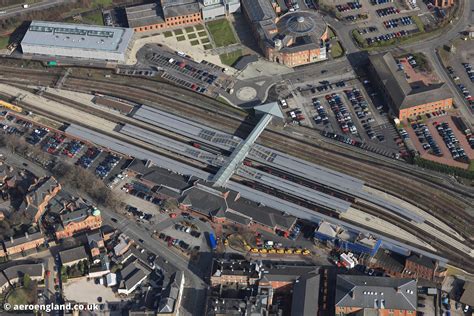 aeroengland | aerial photograph of Derby Railway Station Derbyshire ...