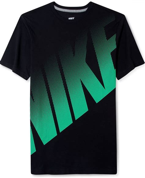 Nike Shirt, Big Dot Logo T-Shirt - T-Shirts - Men - Macy's | Nike ...