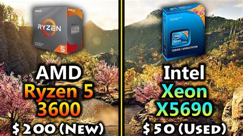 AMD Ryzen 5 3600 vs Intel Xeon X5690 | 1080p 1440p PC Gameplay ...