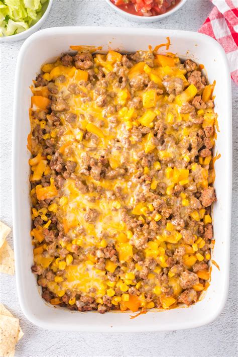 Best Ground Beef Taco Casserole Recipe | Deporecipe.co